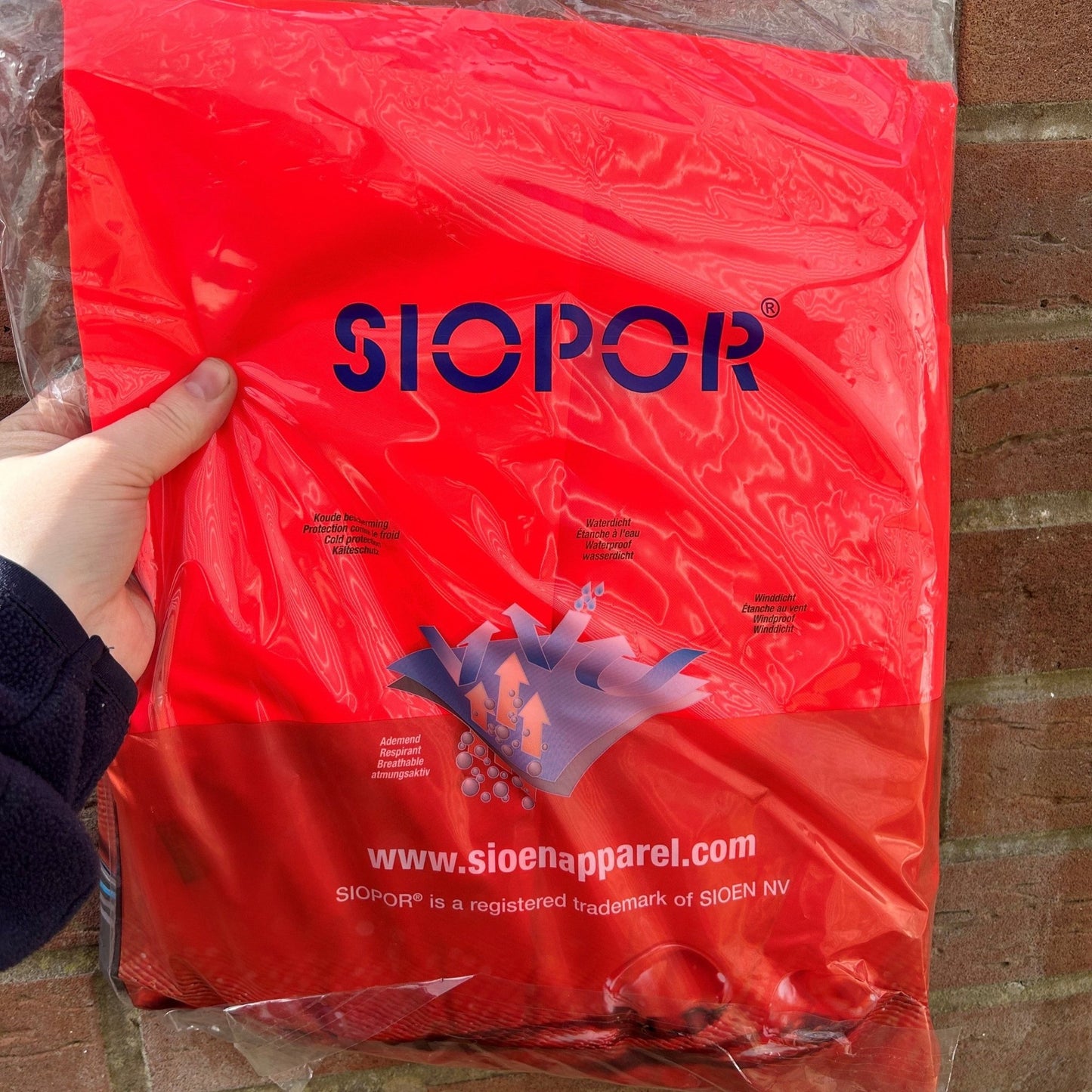 Sioen Hi - Vis Trousers – Bright Orange, Size M - Cleaning Products UK