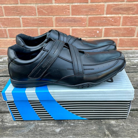 Size 11 US Brass Black Work Shoes - Cleaning Products UK