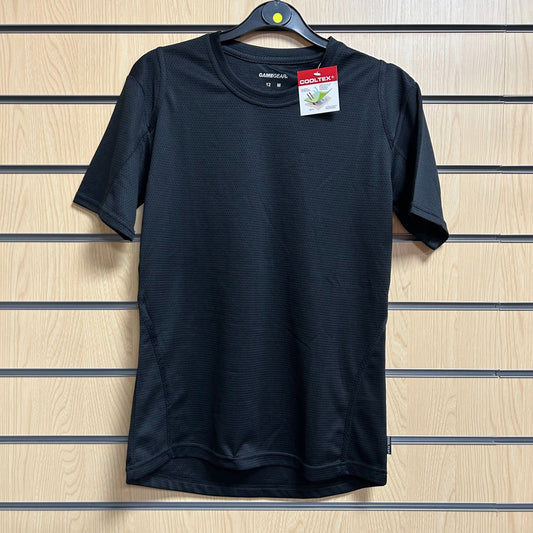 Size 12 Ladies Black Game Gear Cooltex Sports Top - Cleaning Products UK