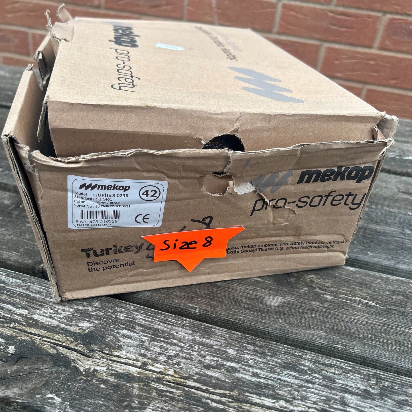Size 8 Mekop Pro Safety Jupiter - Boots - Cleaning Products UK