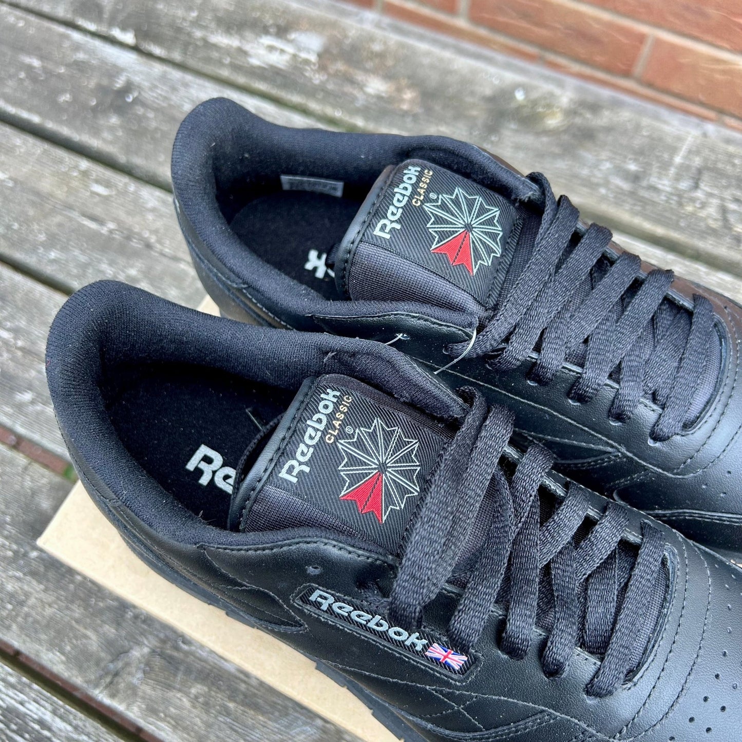 Size 9 Reebok Classic Black - Cleaning Products UK