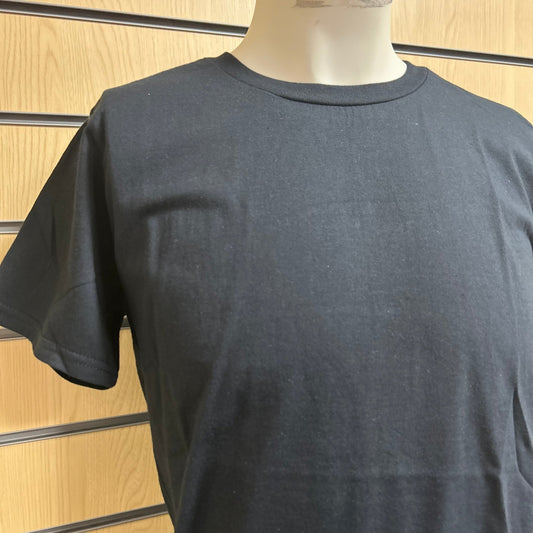 Small Anvil Black Short Sleeve T-Shirt - Cleaning Products UK