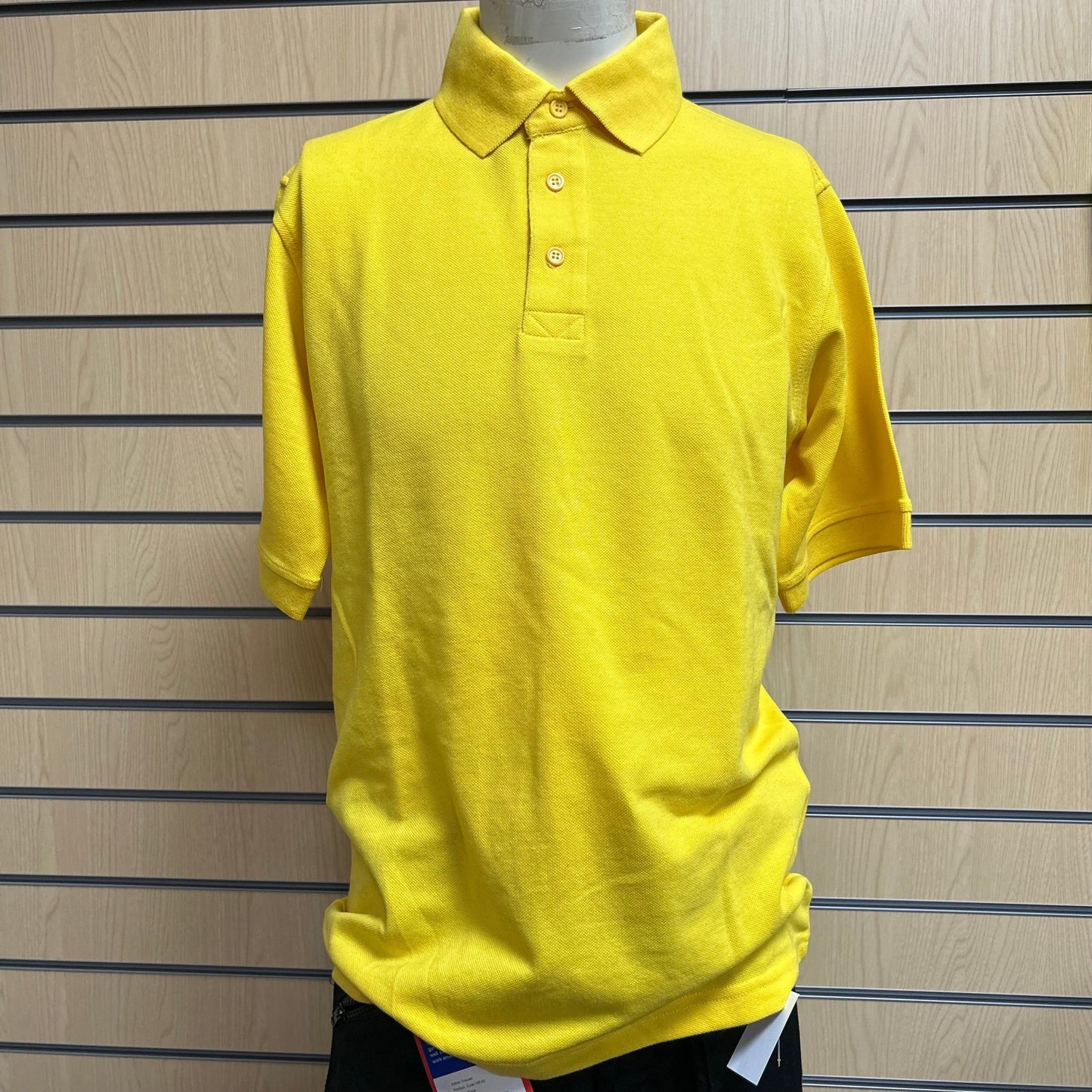 Small Henbury Polo Shirt | Bright Yellow H400 - Cleaning Products UK