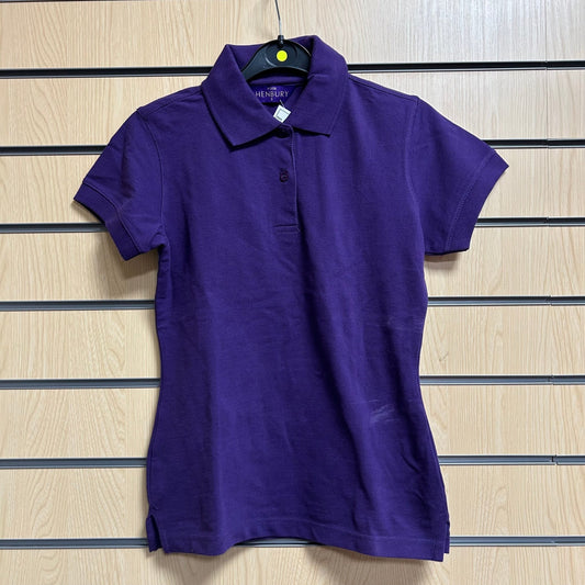 Small Purple Ladies Polo Shirt - Henbury H306 (Brand New, Display Marks) - Cleaning Products UK