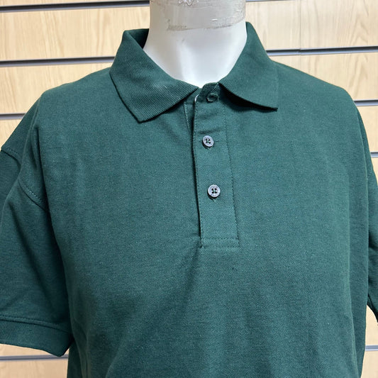 Small ST Unisex Polo Shirt | Bottle Green - Cleaning Products UK