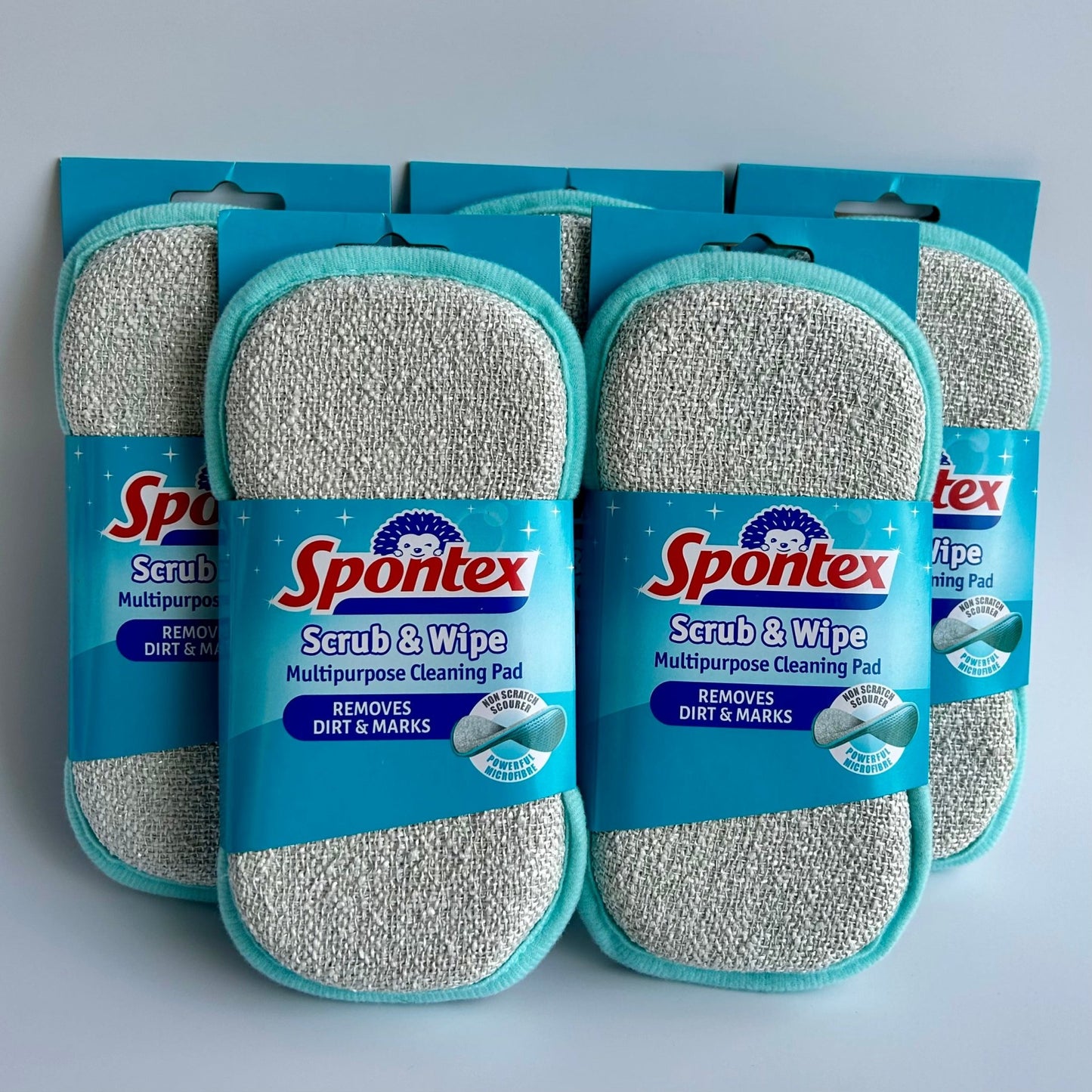Spontex Scrub & Wipe Cleaning Pads - Cleaning Products UK