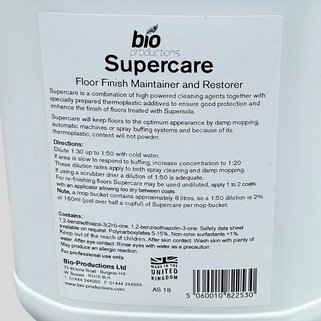 Supercare Floor Restorer 5ltr - Cleaning Products UK