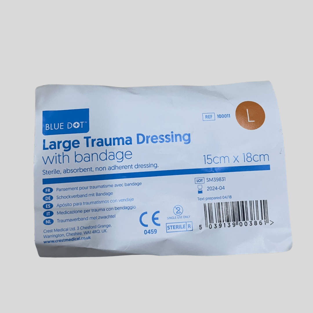 Trauma Medium Dressing Flow Wrapped 15x18cm - Cleaning Products UK