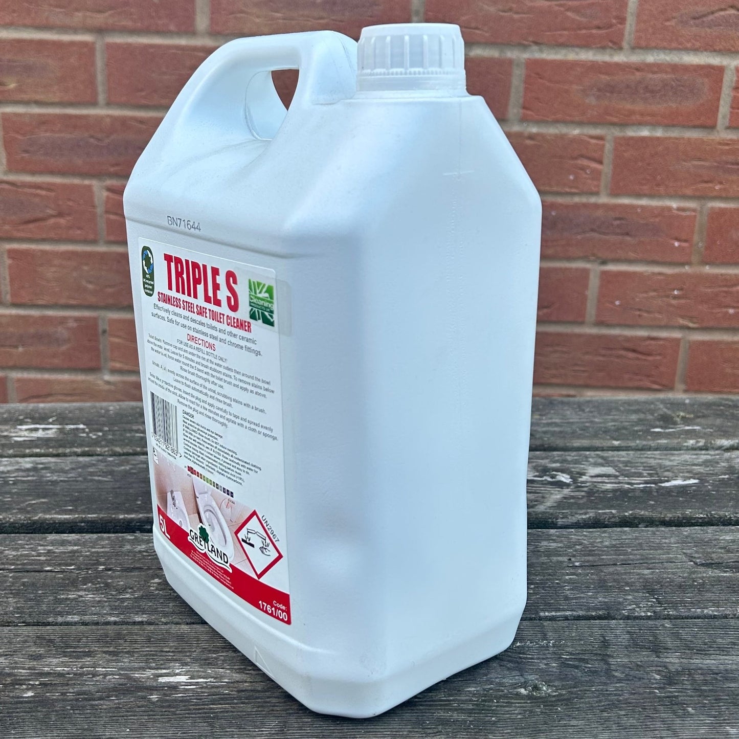 Triple Stainless Steel Safe Toilet Cleaner 5ltr - Cleaning Products UK