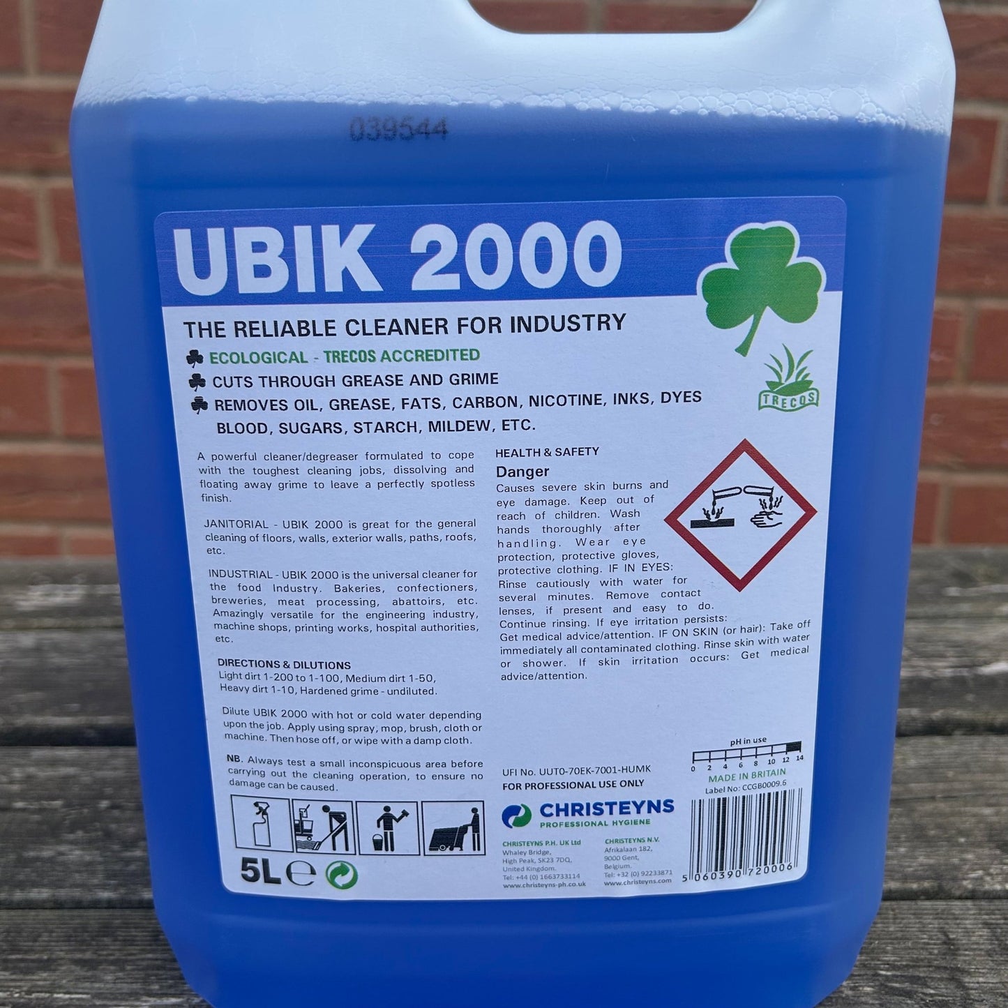 UBIK 2000 - Universal Cleaner Concentrate 5ltr - Cleaning Products UK