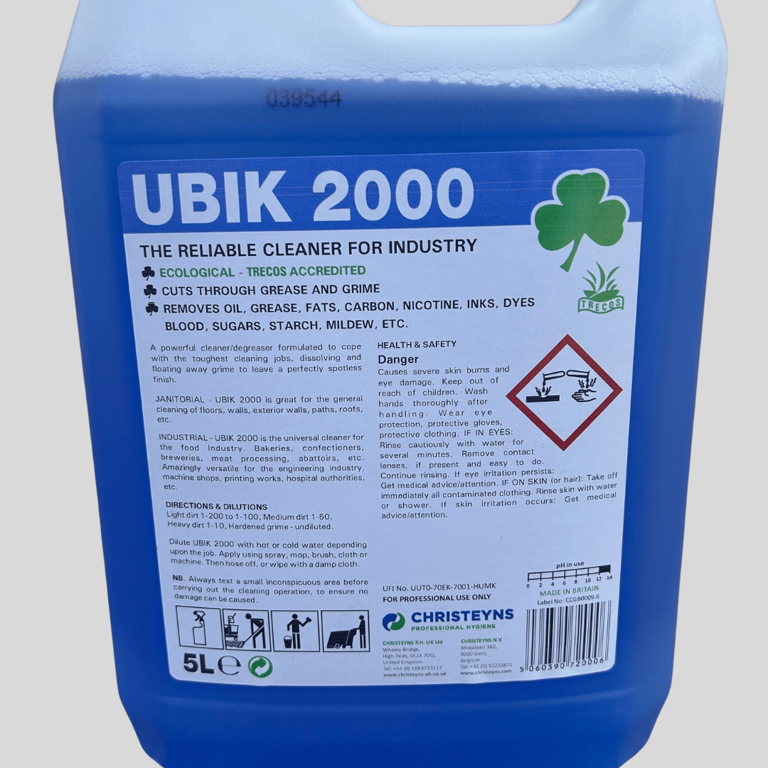 UBIK 2000 - Universal Cleaner Concentrate 5ltr - Cleaning Products UK