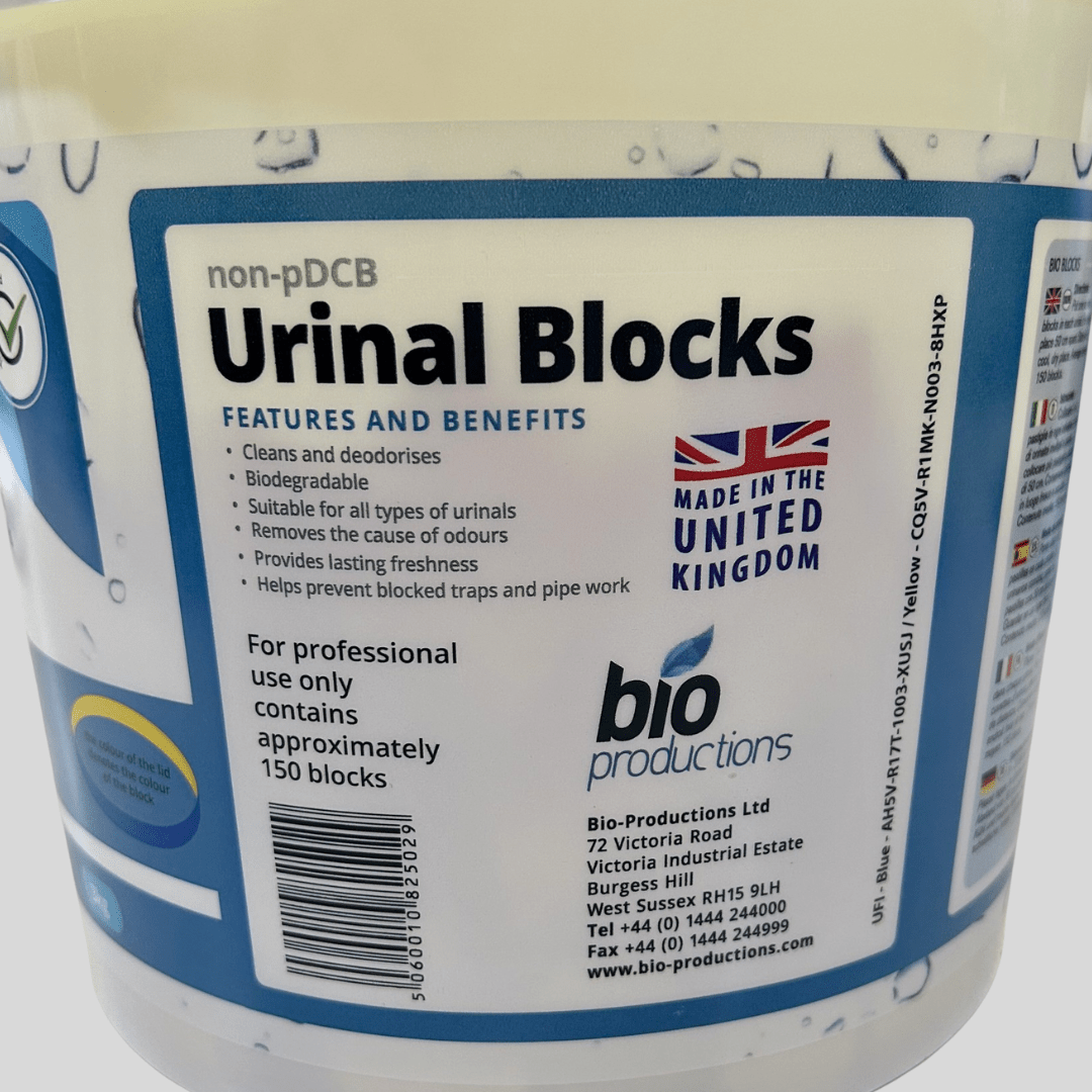 Urinal Blocks - Non pDCB 3kg Yellow - Cleaning Products UK