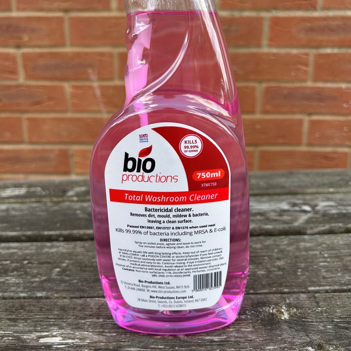 Washroom Cleaner Sanitiser 750ml - Cleaning Products UK