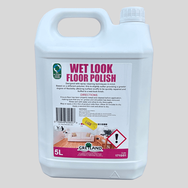 Wet Look Floor Polish 5ltr - Cleaning Products UK