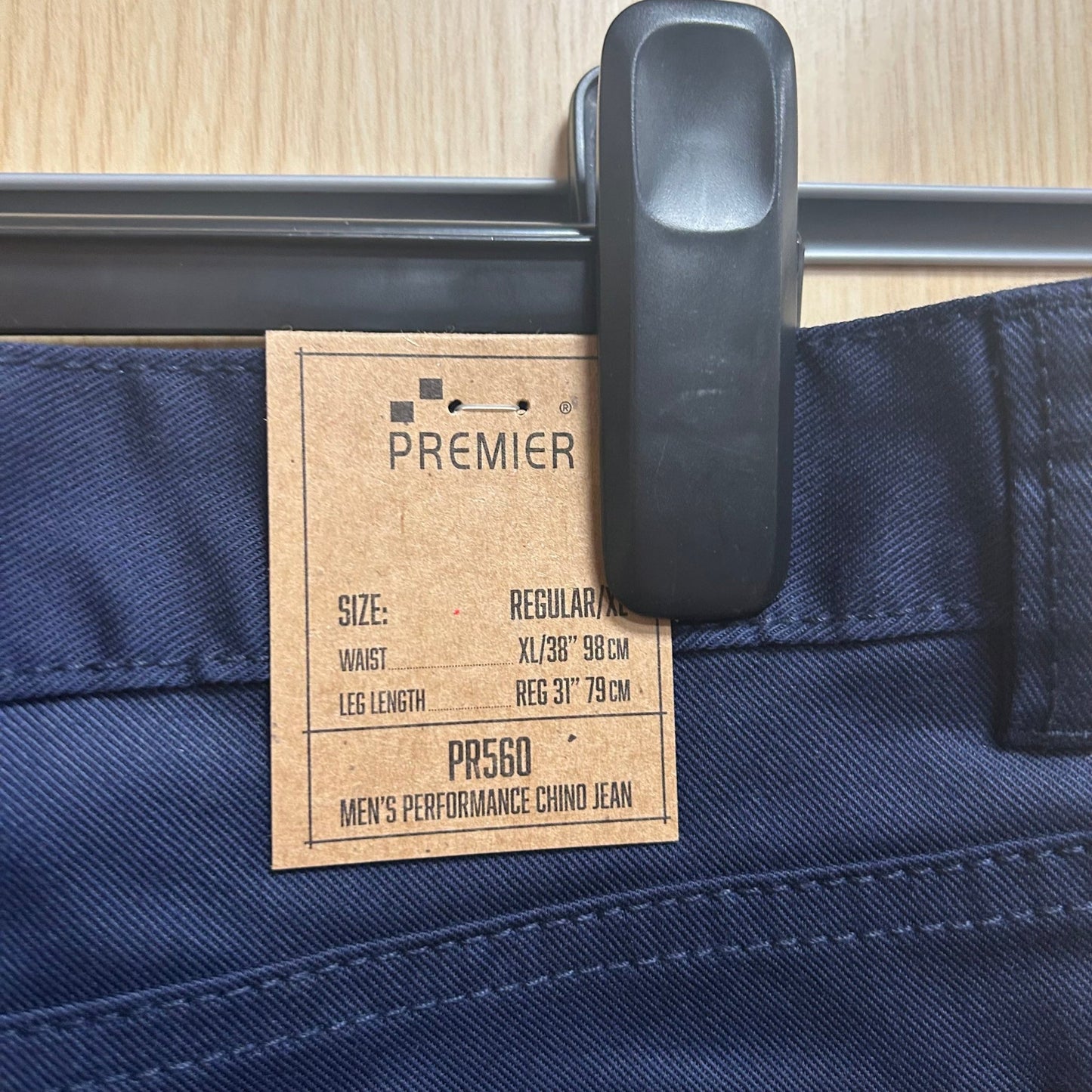 XLarge Navy Chinos PR650 Premiere - Cleaning Products UK