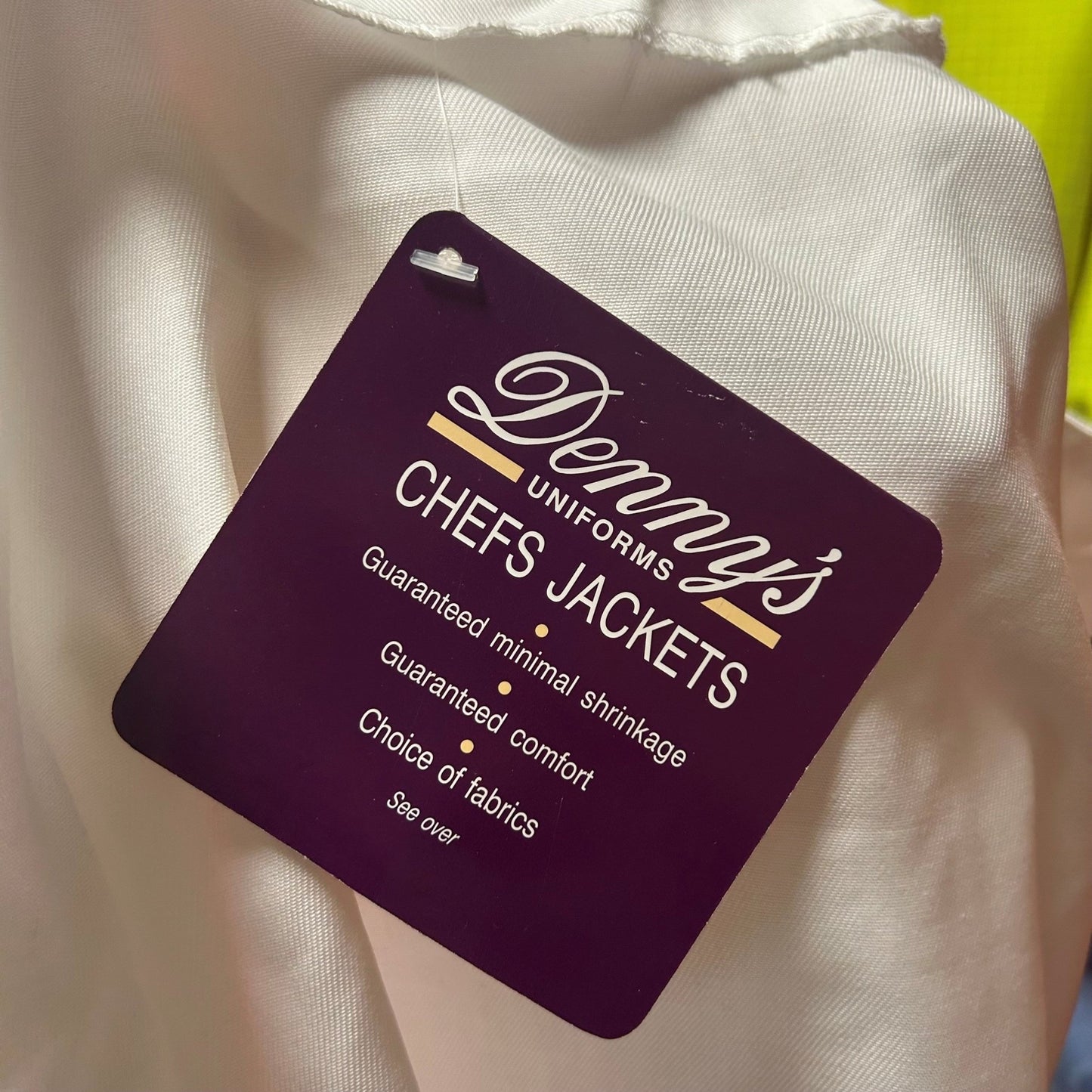 XSmall DD20 White Chef Jacket - Cleaning Products UK