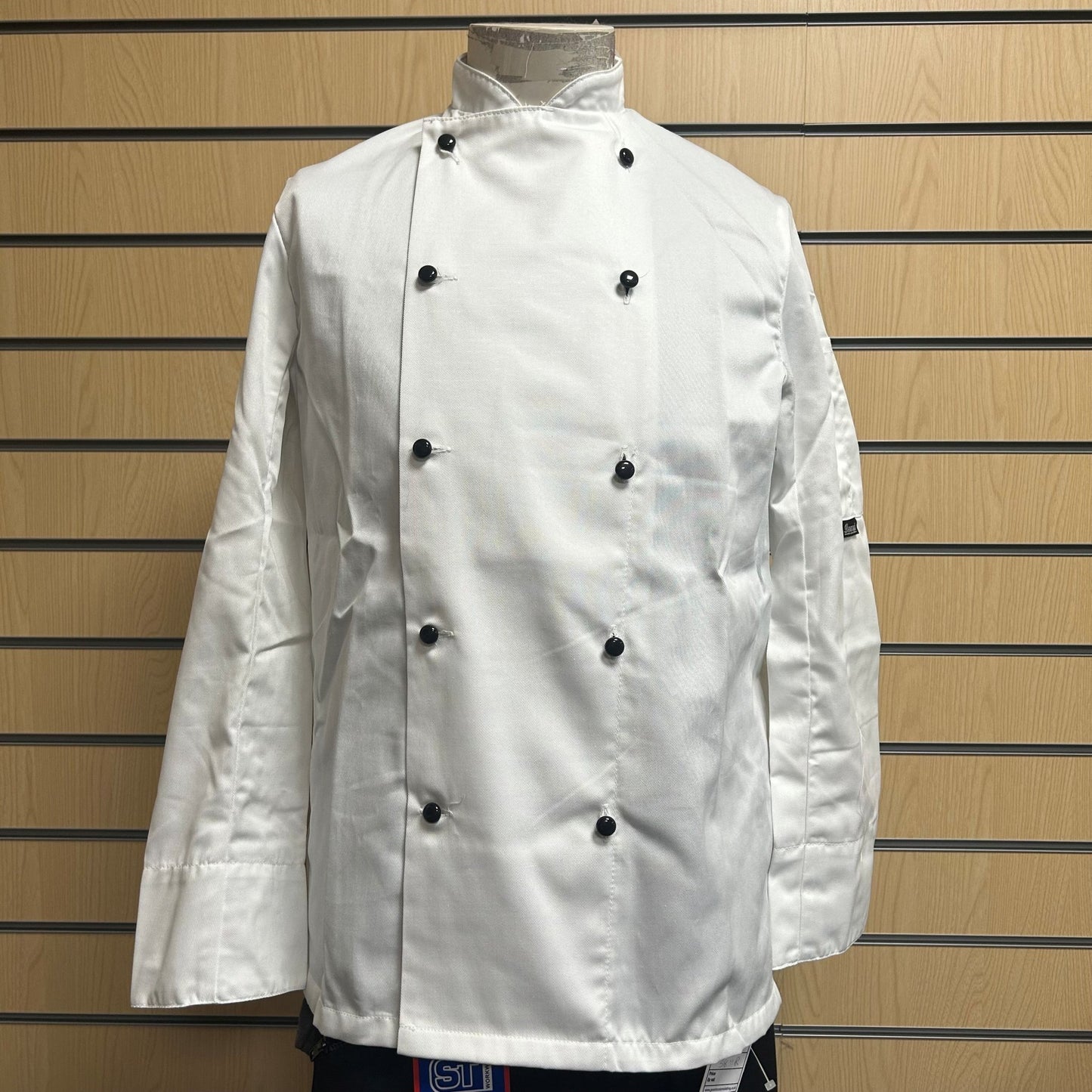 XSmall DD20 White Chef Jacket - Cleaning Products UK