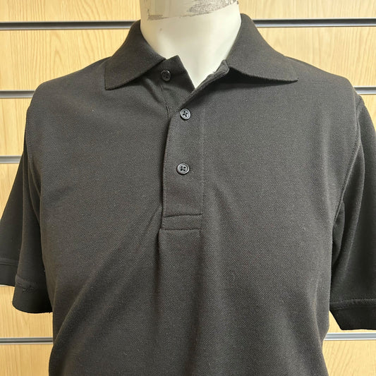 XSmall Regatta Men’s Polo Shirt – Black - Cleaning Products UK