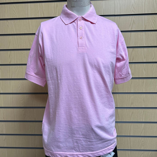 XSmall Uneek Jersey Polo Shirt | Light Pink (Oversized Fit) - Cleaning Products UK