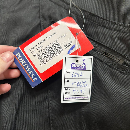 XXLarge Ladies Black Trousers - Cleaning Products UK