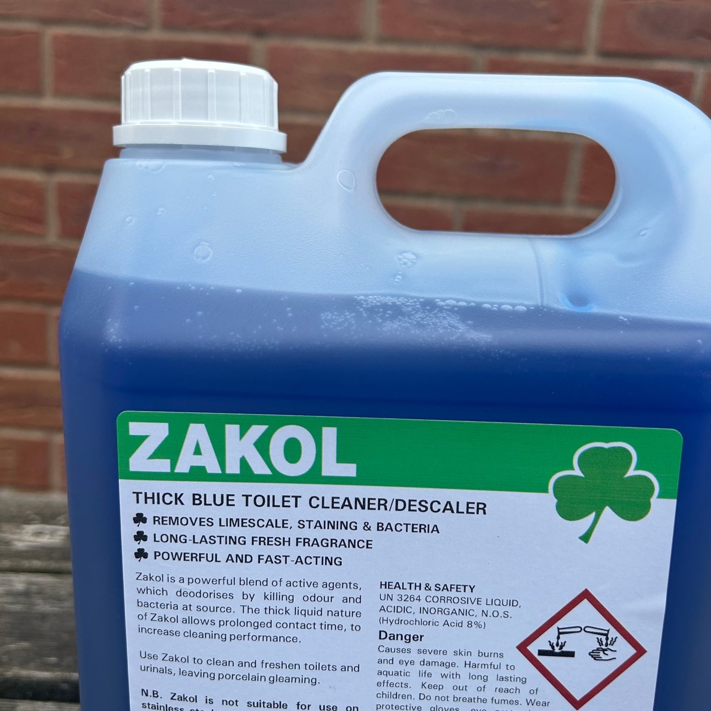 Zakol Toilet Cleaner and Descaler 5ltr - Cleaning Products UK