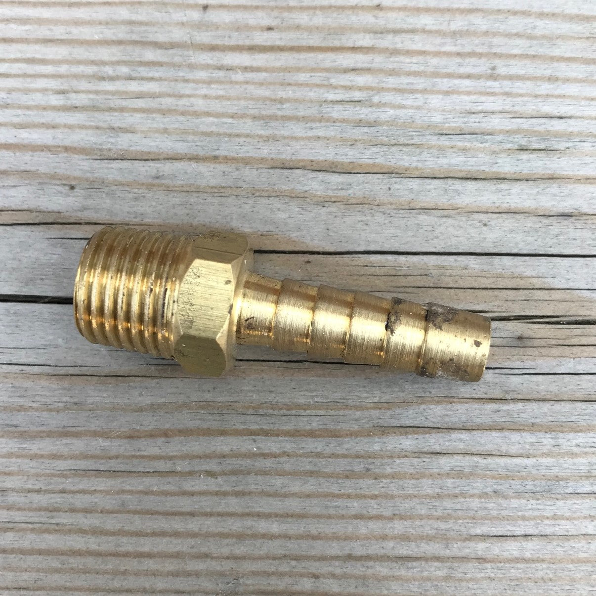 BHT1408 Brass 1/4" 8mm Hosetail