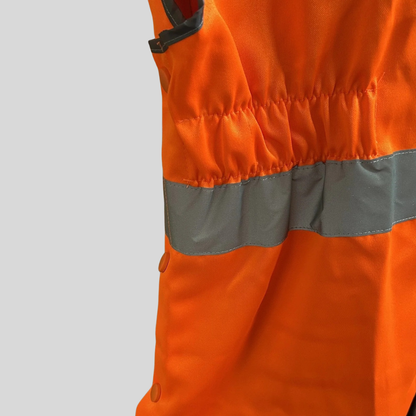 Large Hi-Vis Orange Railway Safety Waistcoat