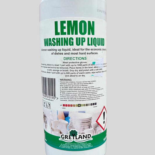 Lemon Washing Up Liquid 1ltr