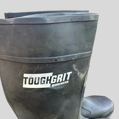 Size 10 Toughgrit Black Wellies