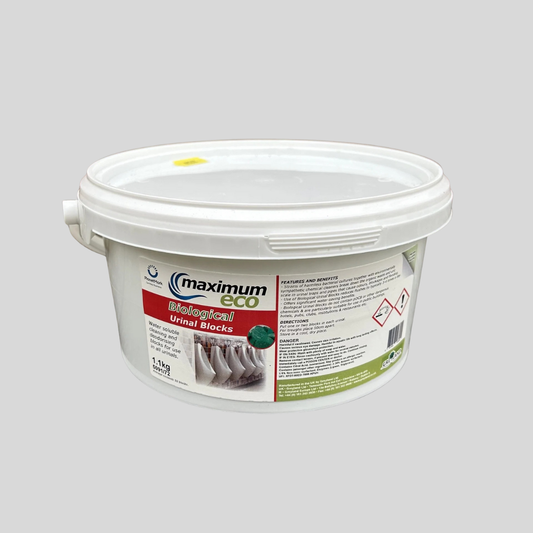 Maximum Eco Biological Urinal Blocks – 1.1kg Tub
