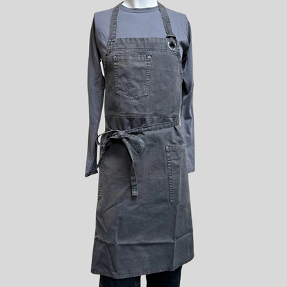 Chef Works Bib Apron Grey Urban Collection One Size