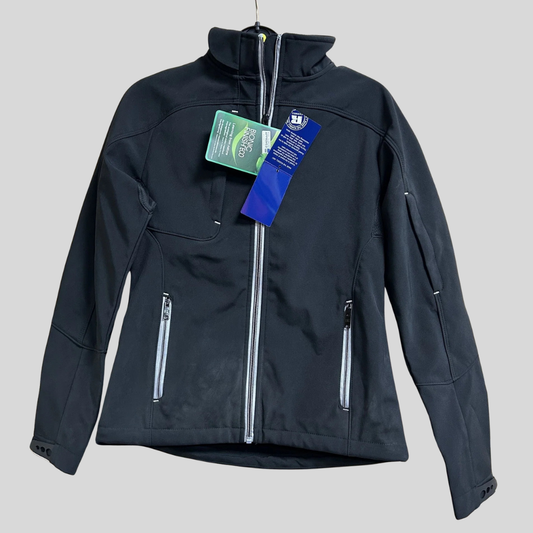 Small Black Russell Softshell Jacket - Ladies