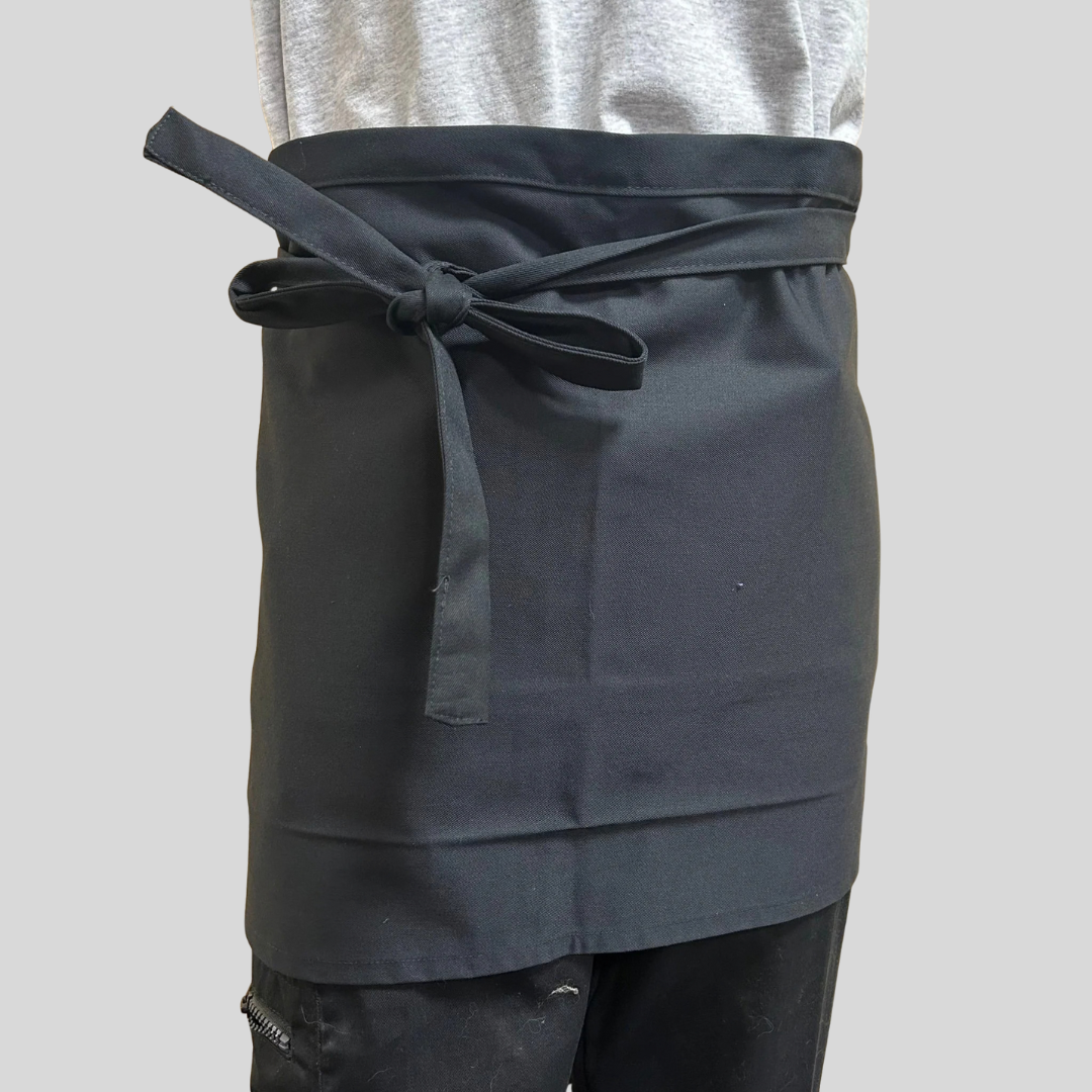 Premier PR107 Black Bib Apron – No Pocket (One Size)