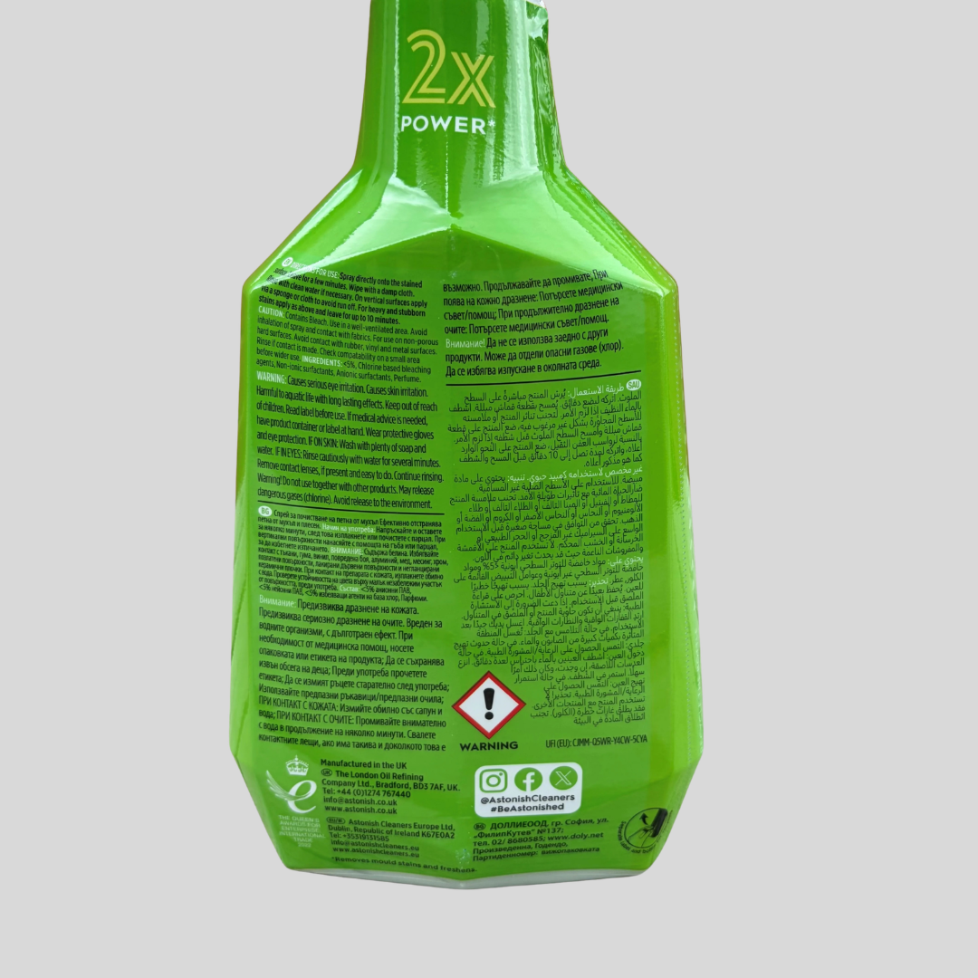 Astonish Specialist Mould Stain Remover Apple Burst 750ml