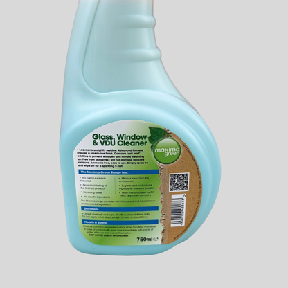 Maxima Green Glass, Window & VDU Cleaner 750ml