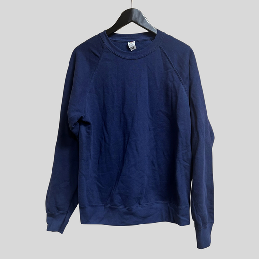 Medium Navy Fruit of the Loom Sweatshirt