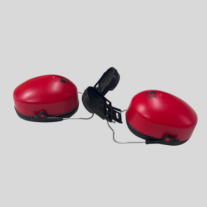 Clip On Ear Defenders – Red Safety Hearing Protection