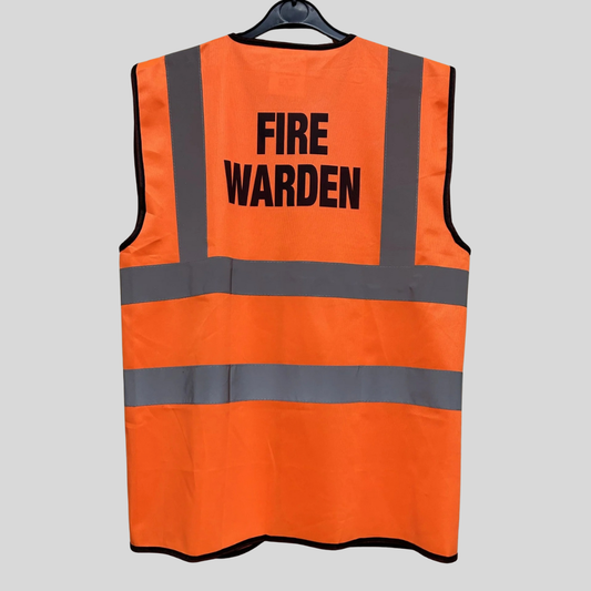 Small ORANGE Hivis Vest - Fire Warden
