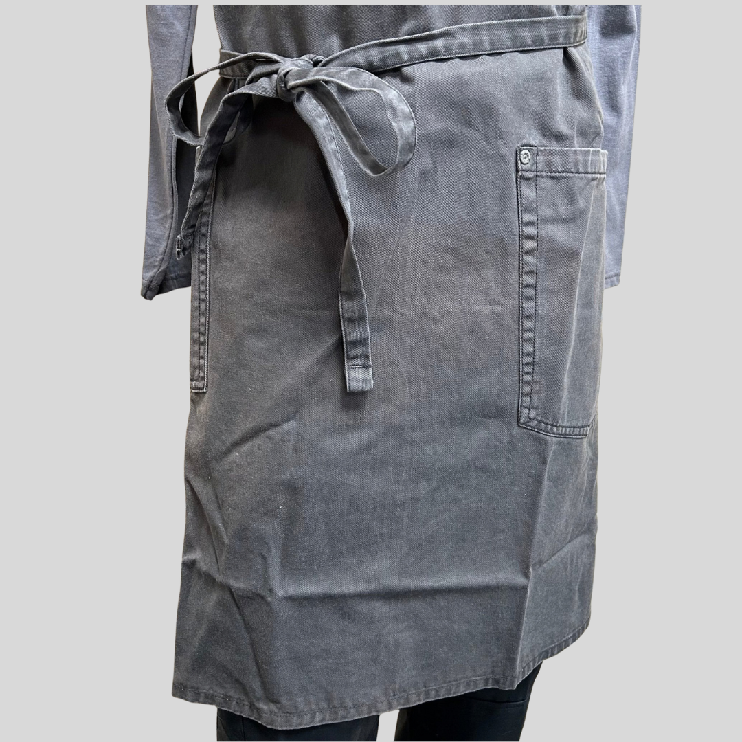 Chef Works Bib Apron Grey Urban Collection One Size