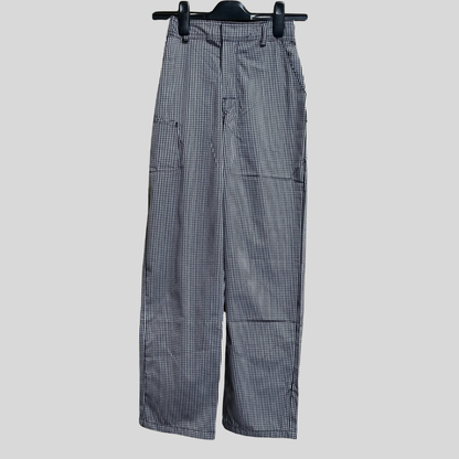 XSmall Black & White Chefs Trousers DC03