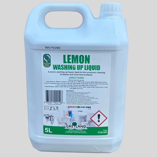 Lemon Washing Up Liquid 5ltr