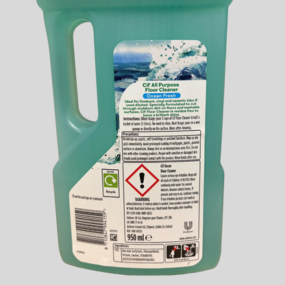 Cif All Purpose Floor Cleaner Ocean Fresh 950ml
