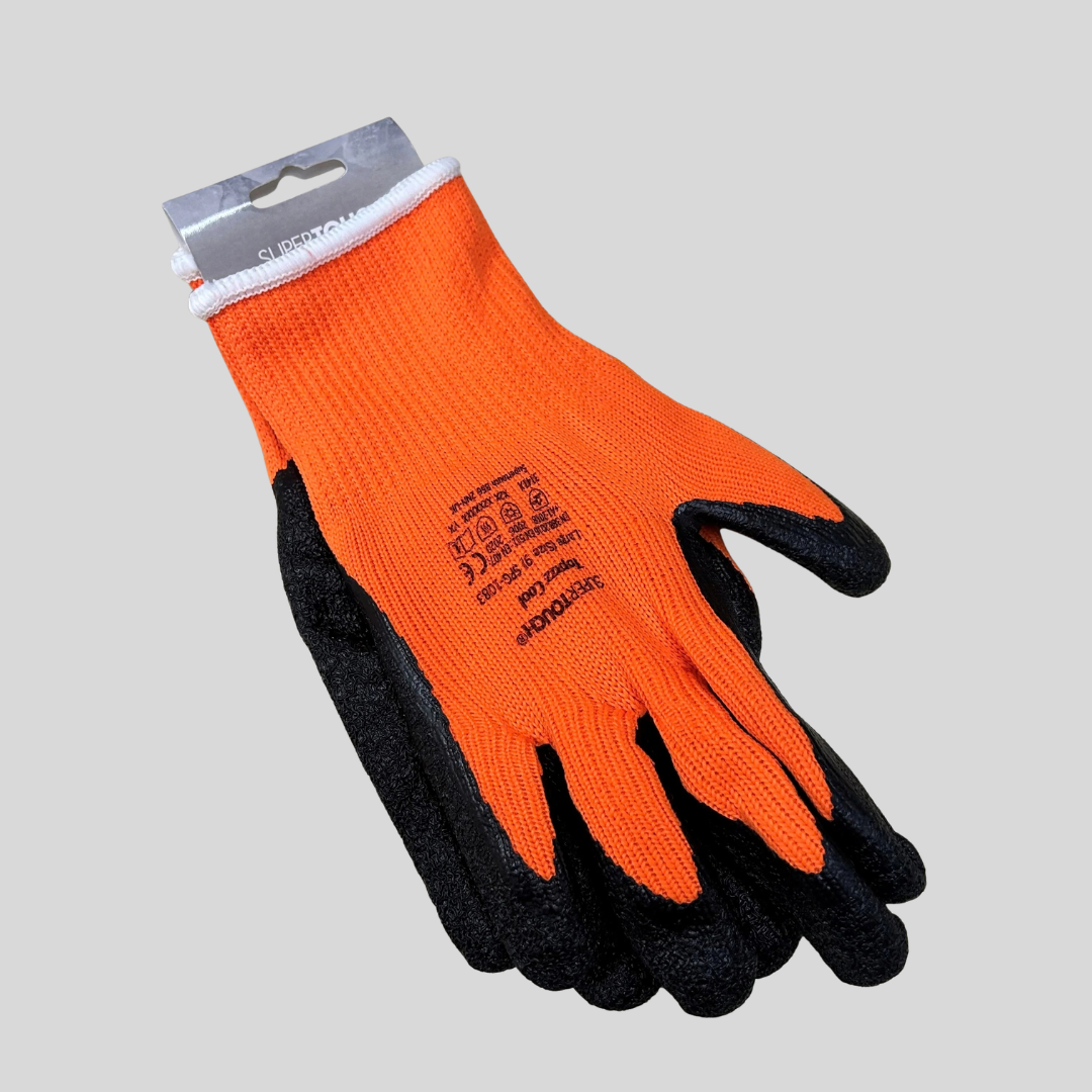 LARGE Thermal Work Gloves – Topaz Cool | Crinkle Latex Grip