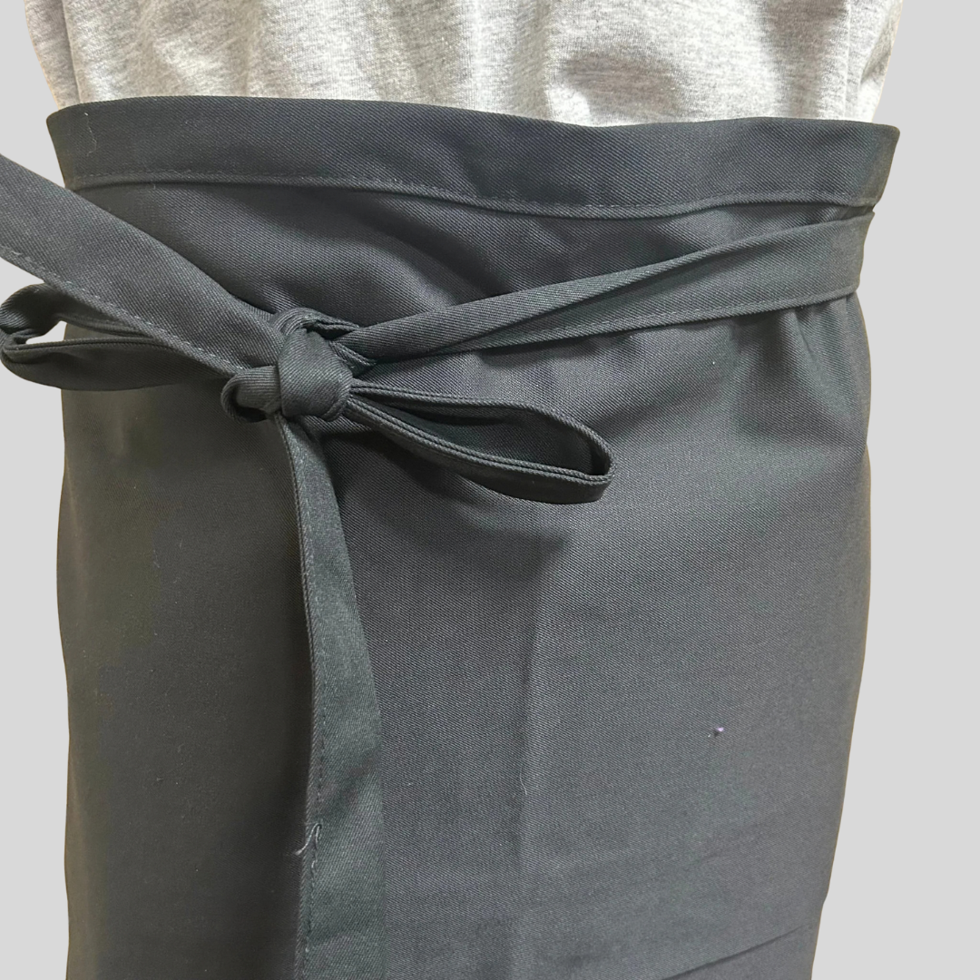 Premier PR107 Black Bib Apron – No Pocket (One Size)