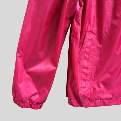 XL Waterproof Unisex Rainshell Hot Pink