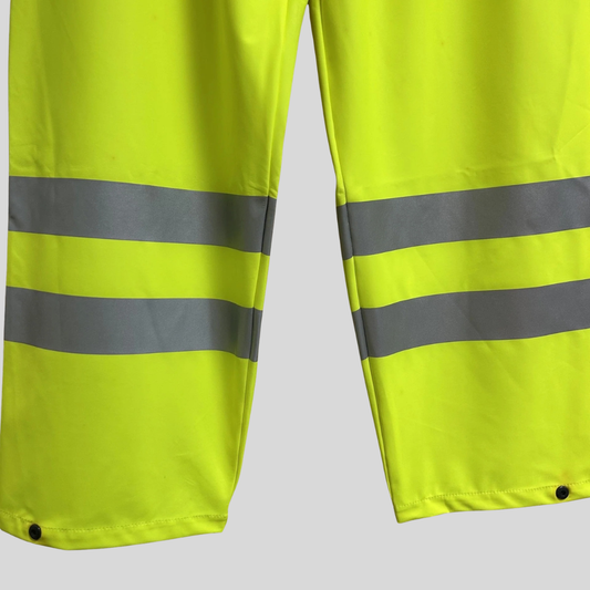 Large Hi-Vis Yellow Trousers with 3M Scotchlite Reflective Tape – B Seen