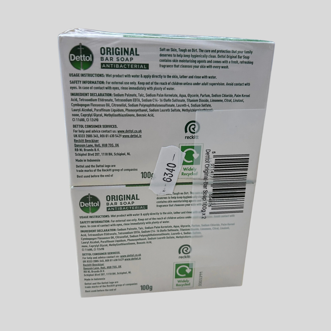Dettol Anti-Bacterial Soap Twin Pack 2 x 100g