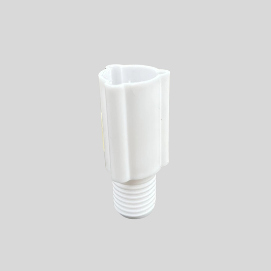 Exel Hygiene Broom Adaptor – White Plastic Handle Connector