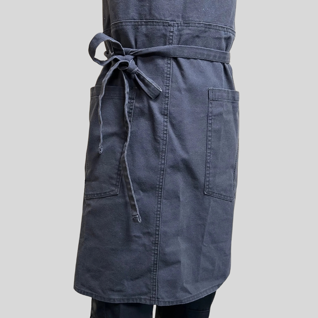 Chef Works Grey Bib Apron - One Size Urban Collection