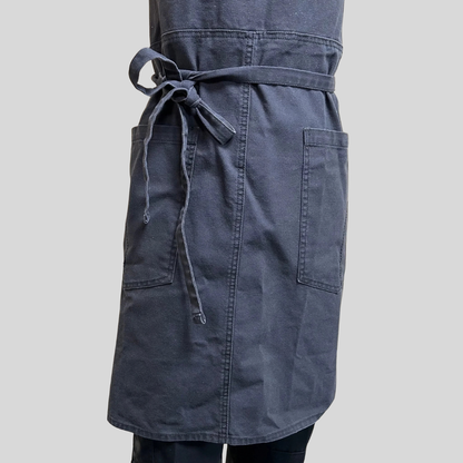 Chef Works Grey Bib Apron - One Size Urban Collection